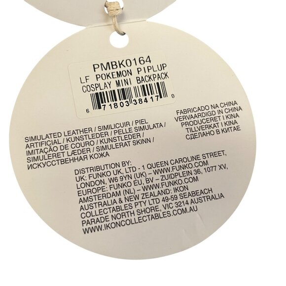 Pokemon Loungefly Piplup Mini Backpack Blue & White Faux Leather Read 4.5 x 9 x - Picture 7 of 16
